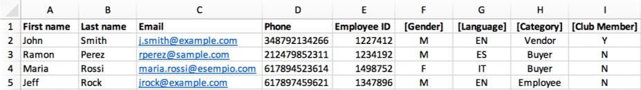 01. Guest Lists_Header and Rows